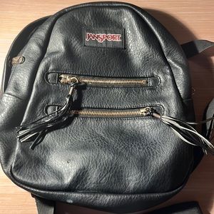 Black mini Jansport backpack!